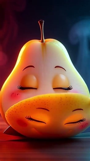 JUICY ASMR 🍐 Magical Pear Cutting! Wet Slicing Sounds for Tingle Overload#shorts #asmr