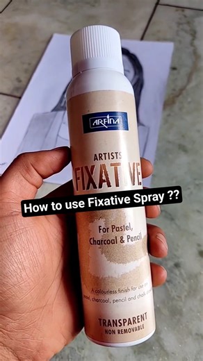 Fixative Spray Ka Proper Use | Beginner Artist Guide | Drawing Ko Smudge-Proof Kaise Kare?