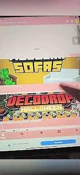 🤭Tutor how to get furniture easily🌷😖 #minecraft#addon#kawaiworld2023 #kawaiworld #tutorial