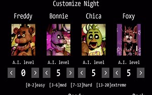 Fnaf1代第七夜0-5-5-5通关！