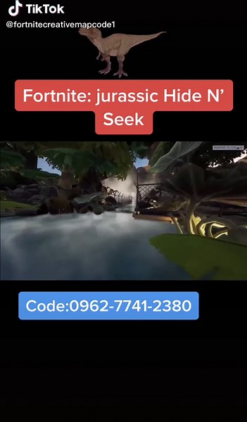#fortnite #fortnitecreativecodes #fyp #viral #fortnitecreative #fortnitemap #creative #jurassic #hideandseek #jurassicmap