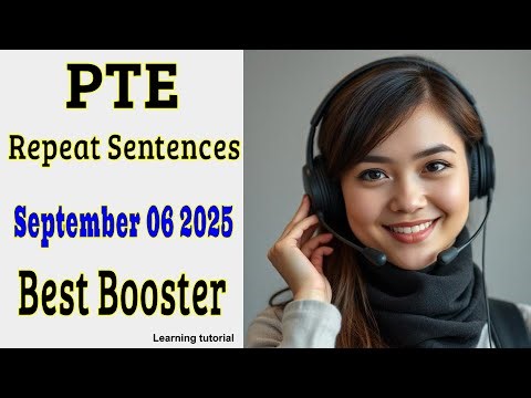PTE Repeat Sentence Practice – Daily 20 Sentences to Sharpen Your Speaking Skills!