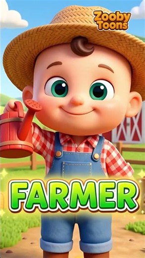 Kids Learn Occupations 👨‍🍳👩‍🏫 | Fun Educational Video | ZoobyToons | Nursery Rhymes & Kids Songs