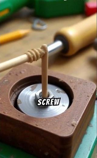 Quick Fix: Secure Loose Screws with a Toothpick! 🔧✨ #cleanhometips #quicktips