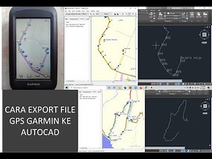 How to quickly export GARMIN GPS to AUTOCAD