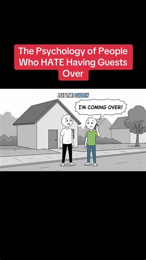 #socialanxiety #psychologyfacts #introvertlife Why do some people dread having guests over, even when they like the people visiting? In this video, we unpack the psychology of people who hate having guests over, revealing the deeper personality traits, emotional triggers, and mental patterns that shape this behavior.