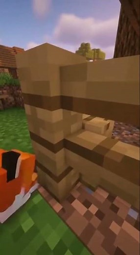 Curious Minecraft Fox Startles the Chickens 😂