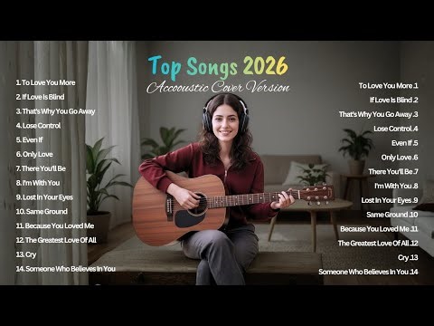 Top Trending Spotify 2026 🎙️ Best Acoustic English Songs ~ Viral Tiktok International Music 2026