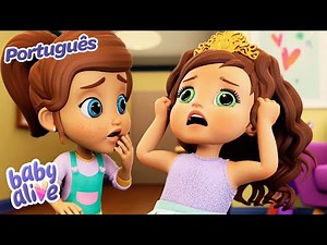 Casa de bonecas da princesa Ellie 💞👑 Vídeos para bebés 🍼 Baby Alive em Português✨ Desenhos animados