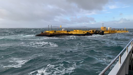 6.5K views · 132 reactions | On Around Orkney this morning: Orbital Marine Power has exciting plans to bring enhanced technology to the county. With the O2 tidal turbine now a well known sight off the coast of Eday, three new O2 X turbines are due to arrive in the county in the next few years. More on the improved turbine designs and the planned tidal array in the county on this morning's Around Orkney. (Video is the existing O2 tidal turbine.) | BBC Radio Orkney | Facebook