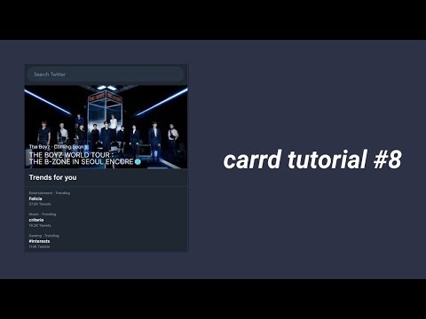 ✩﹕twitter trends inspired carrd tutorial ib decentbits