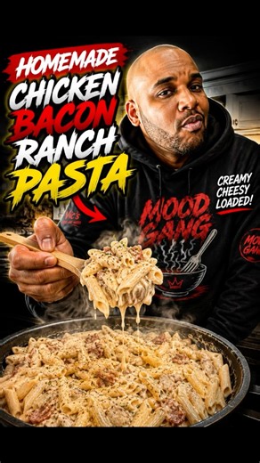 One Pot Chicken Bacon Ranch Pasta