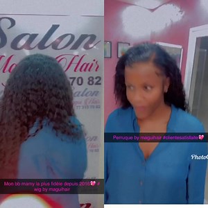 Cliente satisfaite de sa perruque référence Lydie by maguihair 773157082 #hair #confection #customization #pose by @maguihair | Maguihair