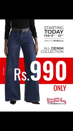 Exclusive Denim Sale at Borella for Rs. 990 Only