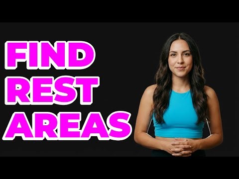 How Do I Spot Designated Rest Areas On Maps?