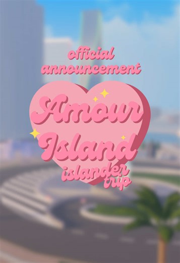 its official! the theme for szn 3 of amour island is islander trip ✈️🚌 - what is amour island islander trip? islanders will be travelling to different locations partaking in different challenges, couplings, and even dumpings 💔 khloe and amaya may be hosting this show, but our szn 2 cast will return to help co-host!!!!! - we are now in the process of looking for og and bombshell cast members to join our cast 🌺 if u meet our requirements, join our discord and stay tuned for our live auditions! 