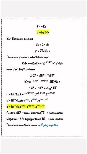 Part-1 #activatedcomplextheory #csirnet #shorts #chemicalkinetics