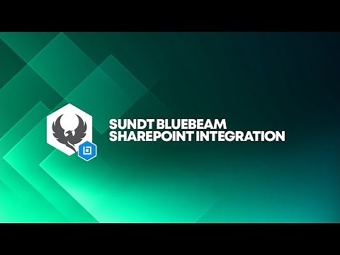 Sundt Bluebeam Sharepoint Integration