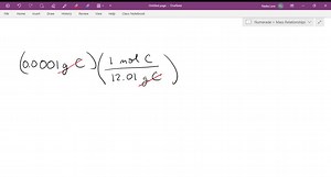 The "lead" in lead pencils is actually almost pure carbon, and the mass of a period mark made by a lead pencil is about 0.0001  g. How many carbon atoms are in the period? | Numerade