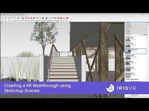 SketchUp VR Walkthrough Using Scenes
