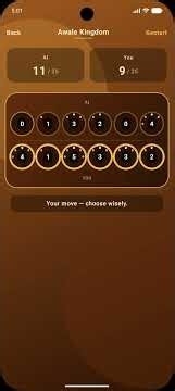 Awale Kingdom Gameplay | How to Play Mancala Oware