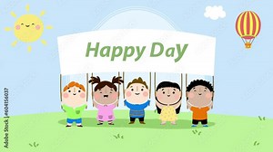 Happy Day, children, party animation