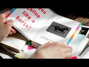 動く絵本『Gallop!』 Scanimation Books（スキャニメーション・ブック）