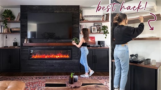 Making My DREAM Fireplace Wall!