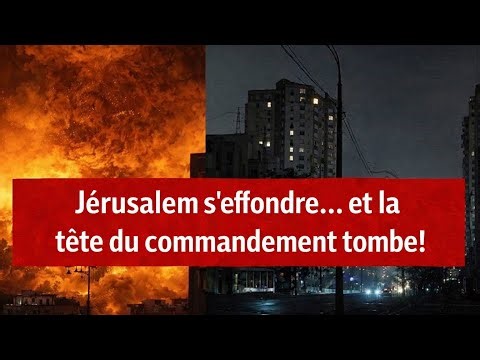 URGENT | Jérusalem totalement plongée dans le noir après une attaque massive de drones iranienn