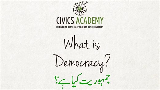What is democracy, which principles a democratic system is based on, and why is it considered the most effective form of government. Voice Over: Maria Rubab Technical Assistance: Media 6 Special Thanks to Civics Academy SA. | Channel 6