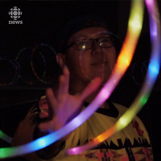 187K views · 272 reactions | 15-year-old Theland Kicknosway, who is Potawatami and Cree, has found a way to 'dance in the rainbow.' Watch the hoop dancing that's taken him around the world: https://www.cbc.ca/1.4966558 | CBC Ottawa | Facebook