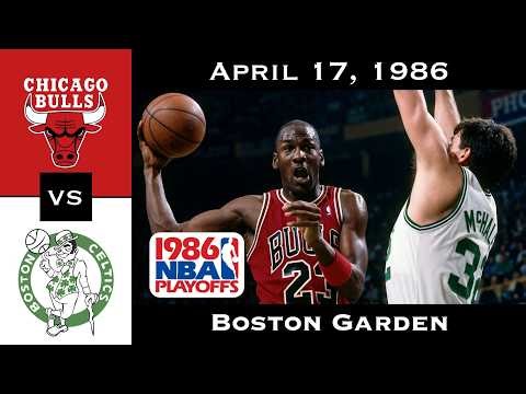 Full Game: The Phenom Faces a Dynasty | ECR1G1 | Chicago Bulls vs. Boston Celtics (April 17, 1986)