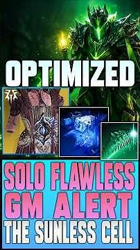 Prisamtic warlock Rime-coat Raiment Build | Solo Flawless GM Alert The Sunless Cell | Destiny 2