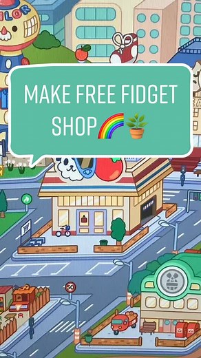 Create Your Own Free Fidget Shop with Toca Life World 2021