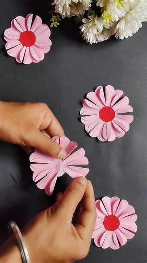 DIY Quick Easy Paper Flowers✨|| Beautiful And Easy Craft Ideas