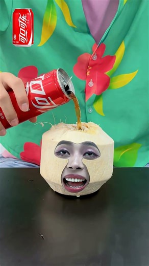 Have you ever tried coconuts like this? #cosplay #shorts