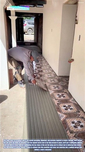 Precision Underfoot: How a Skilled Tiler Transforms Mortar into a Perfectly Laid Tile Floor