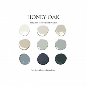 Honey Oak Benjamin Moore Paint Palette: Whole Home Color Guide (digital Download) - Etsy