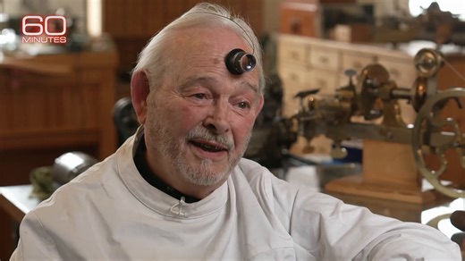 One of Philippe Dufour’s handmade watches sold at auction for $7 million. https://cbsn.ws/3XJzOwW | 60 Minutes