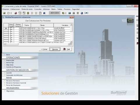 Modulo: Cotizaciones y Notas de Ventas | Softland ERP