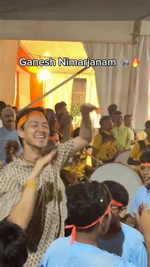 Ganesh Nimarjanam 🐘🔥Full josh! 🇮🇳❤️#GaneshNimarjanam #GaneshChaturthi #TeluguVibes #FutaTelugu