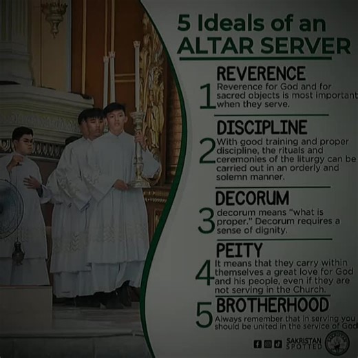 5 Ideals of an Altar Server - Understanding the Role of Sakristan in the Catholic Church