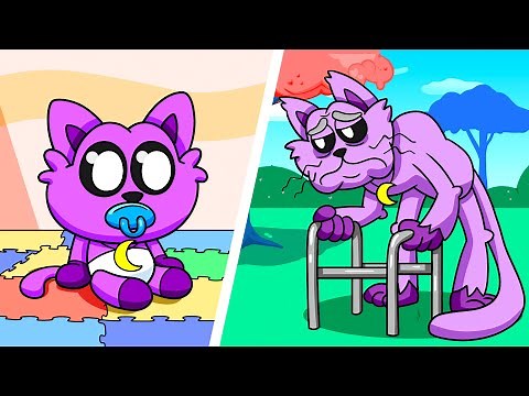 BIRTH to DEATH of CATNAP... (Cartoon Animation)