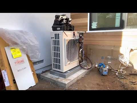 Fujitsu slim duct new installation( heat pump)