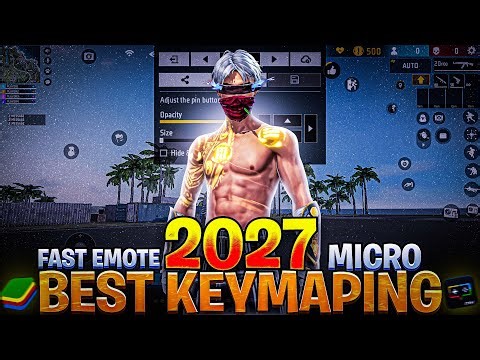 2026 Best Pro Level Keymapping Custom HUD Setting For Free Fire PC | BlueStacks 5 | MSI 5