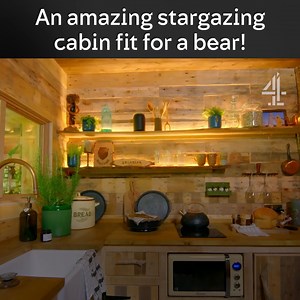 83K views · 412 reactions | Stargazing? ✅ Secret slide? ✅ Bear-sized bathtub? ✅ | Channel 4 | Facebook