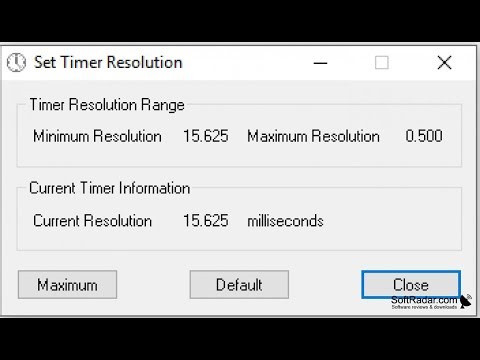 สอนใช้ Timer Resolution (1)