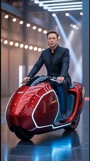 Elon Musk’s New Red Tesla Hover Bike Will Change the Future 🚀 | Next-Level Innovation 2026