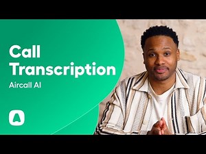 Discover call transcription - Aircall AI