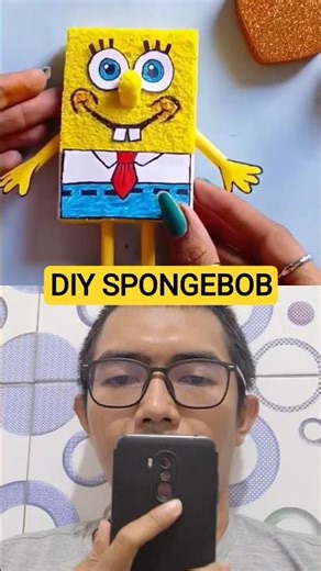 DIY SpongeBob Craft‼️ 😍